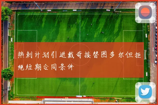 热刺计划引进戴奇接替图多尔但拒绝短期合同条件